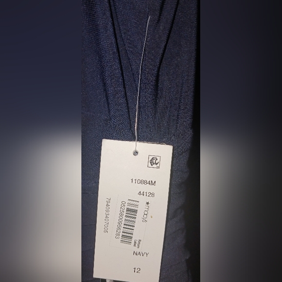 Navy Blue Eelvening Dress - Picture 3 of 4